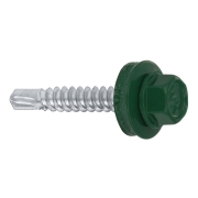 Farmářský šroub s podl. do oceli ≤3 mm RAL 6005 4,8X25 (250ks)